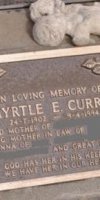 Myrtle Eliza (Ford) Currie. 1902-1994
