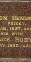 Vernon Henderson Williams. 1896-1980. Florence Ruby (Ford) Williams. 1899-1980.