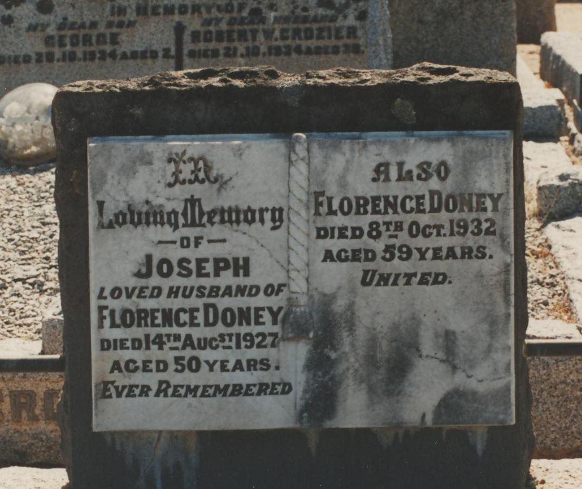DONEY HEADSTONE ed