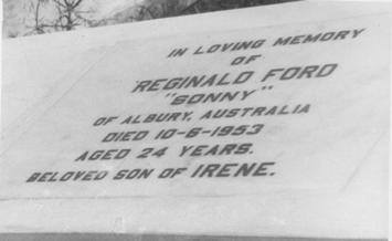 Reg FORD Headstone Sri Lanka edit